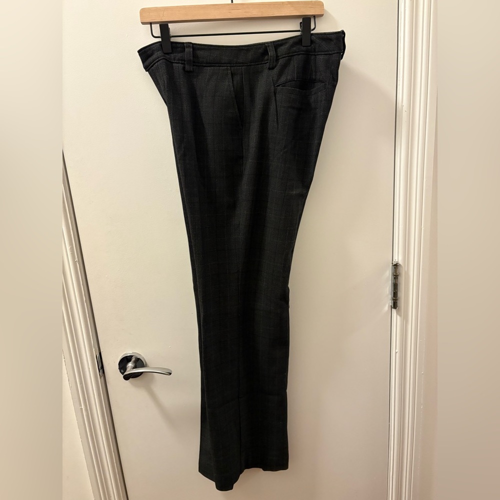 Bass Heritage Fit Dark Gray Plaid Pants